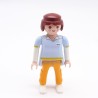 Playmobil 39808 Femme Moderne Pantalon Orange Haut Bleu et Blanc Infirmière 70193