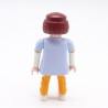 Playmobil 39808 Femme Moderne Pantalon Orange Haut Bleu et Blanc Infirmière 70193