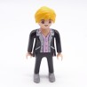 Playmobil 39809 Femme Moderne Costume Noir Gris et Rose Chaussures Grises