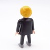 Playmobil 39809 Femme Moderne Costume Noir Gris et Rose Chaussures Grises