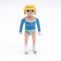 Playmobil 39813 Femme Patineuse Bleue Corps Fin 9008
