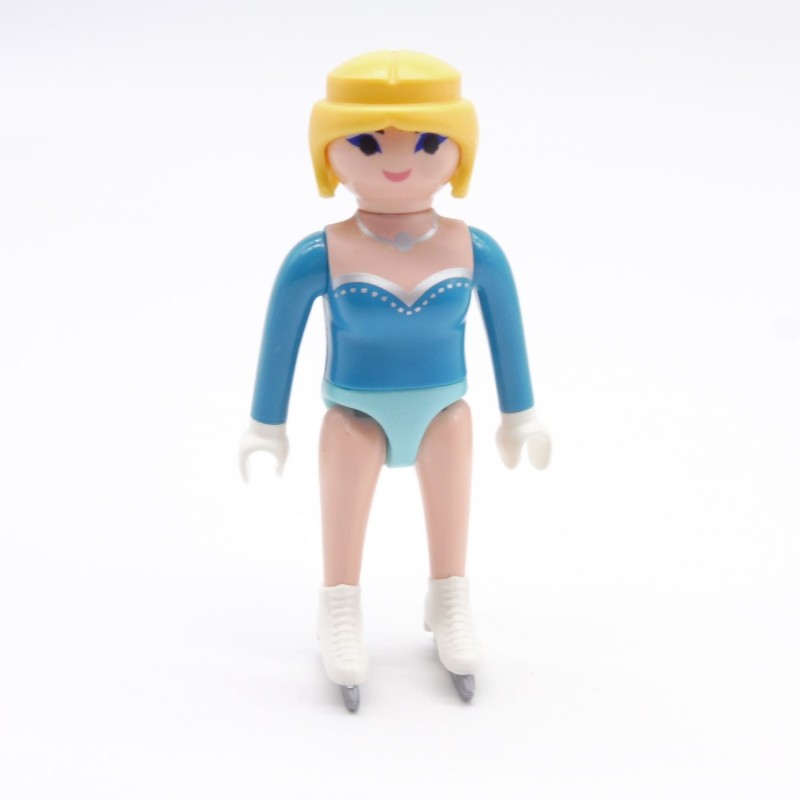 Playmobil 39813 Femme Patineuse Bleue Corps Fin 9008