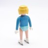 Playmobil 39813 Femme Patineuse Bleue Corps Fin 9008