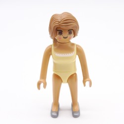 Playmobil 39820 Femme Jaune Chaussures Argent Corps Fin 6851 9159