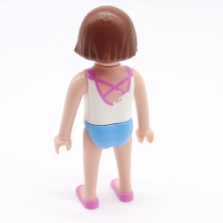 Playmobil 39823 Femme Sous Vêtements Bleus Rose Fleurs Chaussures Roses Corps Fin 9079