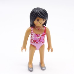 Playmobil 39824 Femme Sous Vêtements Rose et Blanc Chaussures Argent Corps Fin 9079