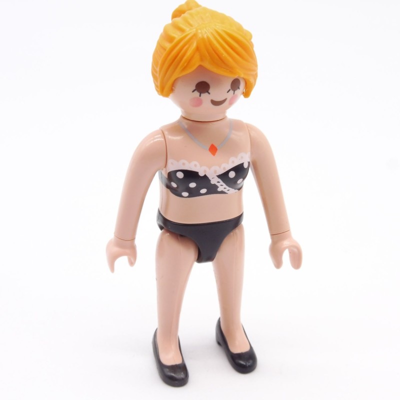 Playmobil 39826 Femme Sous Vêtements Noir et Blanc Corps Fin 9268