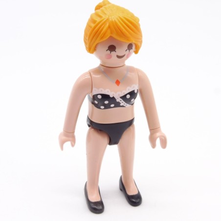 Playmobil 39826 Femme Sous Vêtements Noir et Blanc Corps Fin 9268