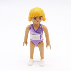 Playmobil 39829 Femme Blanc et Violet Corps Fin 9084