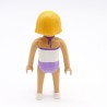 Playmobil 39829 Femme Blanc et Violet Corps Fin 9084