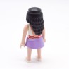 Playmobil 39830 Femme Blanc et Rouge Mini Jupe Violette Corps Fin