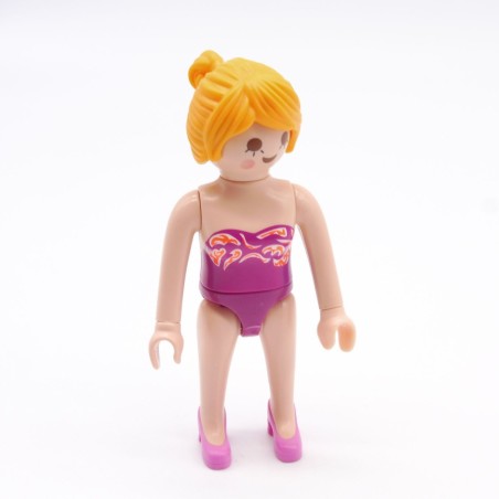 Playmobil 39833 Femme Sous Vêtements Violet et Orange Chaussures Roses Corps Fin