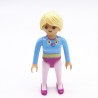 Playmobil 39834 Femme Bleu Violet et Rose Chaussures Viollettes Corps Fin