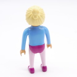 Playmobil 39834 Femme Bleu Violet et Rose Chaussures Viollettes Corps Fin