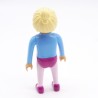 Playmobil 39834 Femme Bleu Violet et Rose Chaussures Viollettes Corps Fin