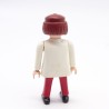 Playmobil 39839 Femme Rouge foncé et Blanc Col Jaune
