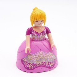 Playmobil 39841 Femme Princesse avec robe Rose et Doré