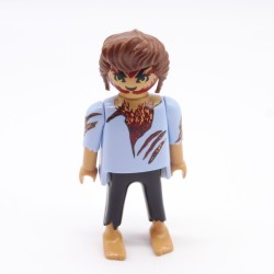 Playmobil 39845 Homme Loup Garou Bleu et noir Pieds Nus