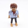 Playmobil 39845 Homme Loup Garou Bleu et noir Pieds Nus