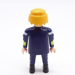 Playmobil 39850 Homme pompier Bleu et Jaune Fluo