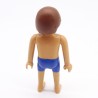Playmobil 39856 Homme Maillot de Bain Bleu Corps Fin
