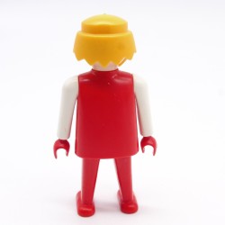 Playmobil 39858 Homme Cowboy Rouge et Blanc Franges Mains Rouges