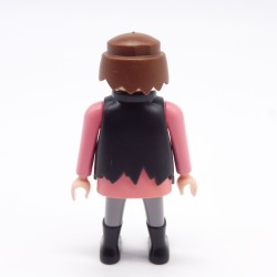 Playmobil 39861 Homme Cowboy Rose Jambes Sudiste Gilet Noir