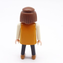 Playmobil 39864 Homme Cowboy Orange et Noir Jaunissement