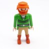 Playmobil 39865 Homme Cowboy Vert et Marron Bottes Oranges Franges Noires