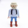 Playmobil 39868 Homme Cowboy Bleu Bretelles Noires Bottes Marrons