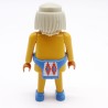 Playmobil 39871 Guerrier Indien Jaune Ceinture Bleue Collier Blanc