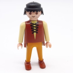 Playmobil 39894 Homme Médiéval Chevalier Marron Orange jaune Laçage Noir