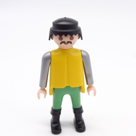 Playmobil 39900 Homme Chevalier Jaune Vert Argent Bottes Noires