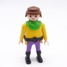 Playmobil 39901 Homme Chevalier Jaune Violet Col Vert Ceinture noire