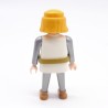 Playmobil 39902 Homme Chevalier Argent Blanc Fleur de Lys Ceinture Dorée