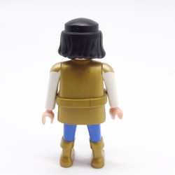 Playmobil 39903 Homme Chevalier Doré Bleu Blanc Ceinture Dorée