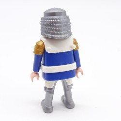 Playmobil 39905 Homme Chevalier Blanc bleu Doré Ceinture et Col Blancs