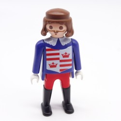 Playmobil 39906 Homme Mousquetaire Bleu Rouge et Noir