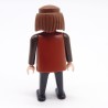 Playmobil 39907 Homme Marron et Noir Gros Ventre abimé sur le torse