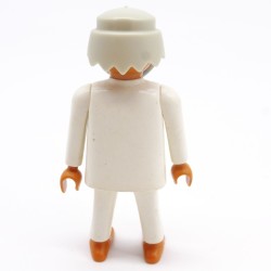 Playmobil 39909 Homme Hispanique Gros Ventre Blanc Bleu Rouge Pieds Nus 3834