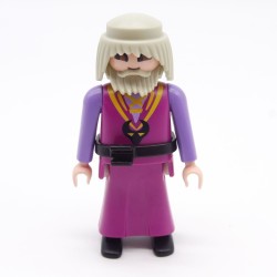 Playmobil 39912 Homme Magicien Druide Robe Violette Ceinture noire 3944