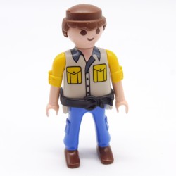 Playmobil 39916 Homme Gris Jaune Bleu Ceinture noire
