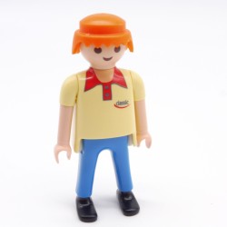 Playmobil 39917 Homme Jaune Paille Bleu Col Rouge