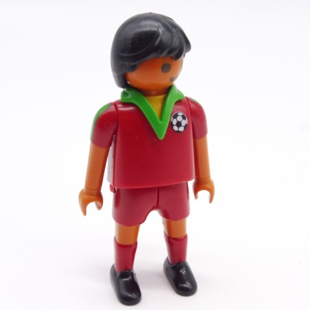 Playmobil 39918 Joueur de Football Hispanique Rouge