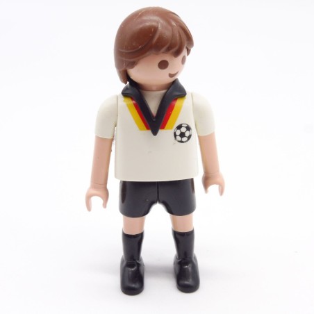 Playmobil 39919 Joueur de Football Blanc et Noir