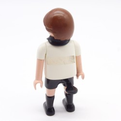 Playmobil 39919 Joueur de Football Blanc et Noir