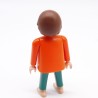 Playmobil 39920 Homme Pyjama Orange et Vert Pieds Nus