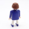 Playmobil 39923 Homme Bleu et Blanc PM Cravate Grise