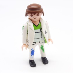 Playmobil 39928 Homme Blanc et Vert Peintre Gilet Blanc