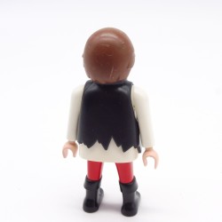 Playmobil 39937 Homme Blanc et Rouge Gilet Noir Bottes noires